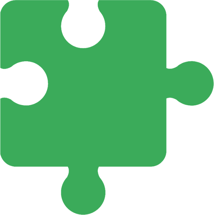 puzzle green piece